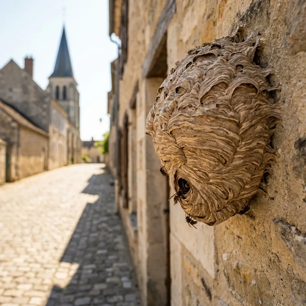 Notre approche pour l'élimination d'un nid de frelon