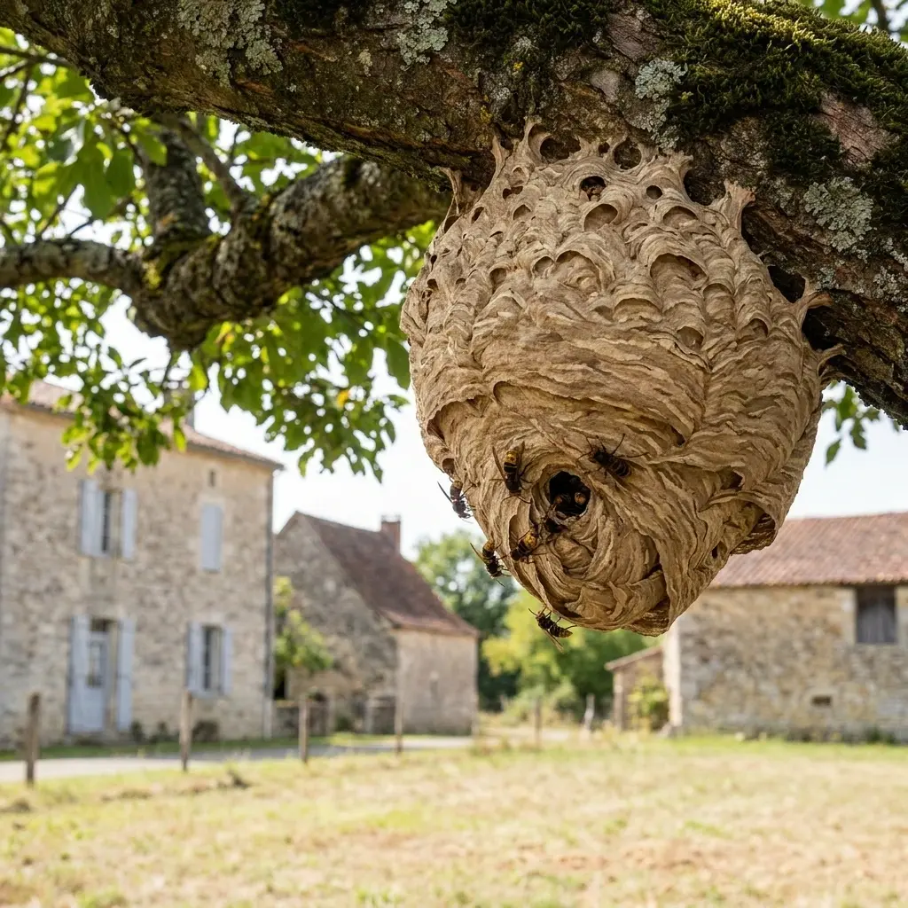 Nid de frelon Moussy-le-Neuf (77230)