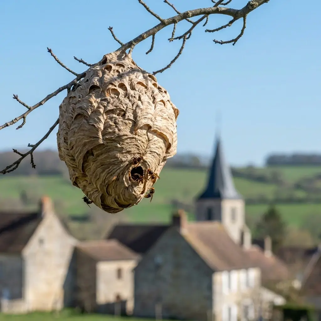 Nid de frelon Saint-Mard (77230)
