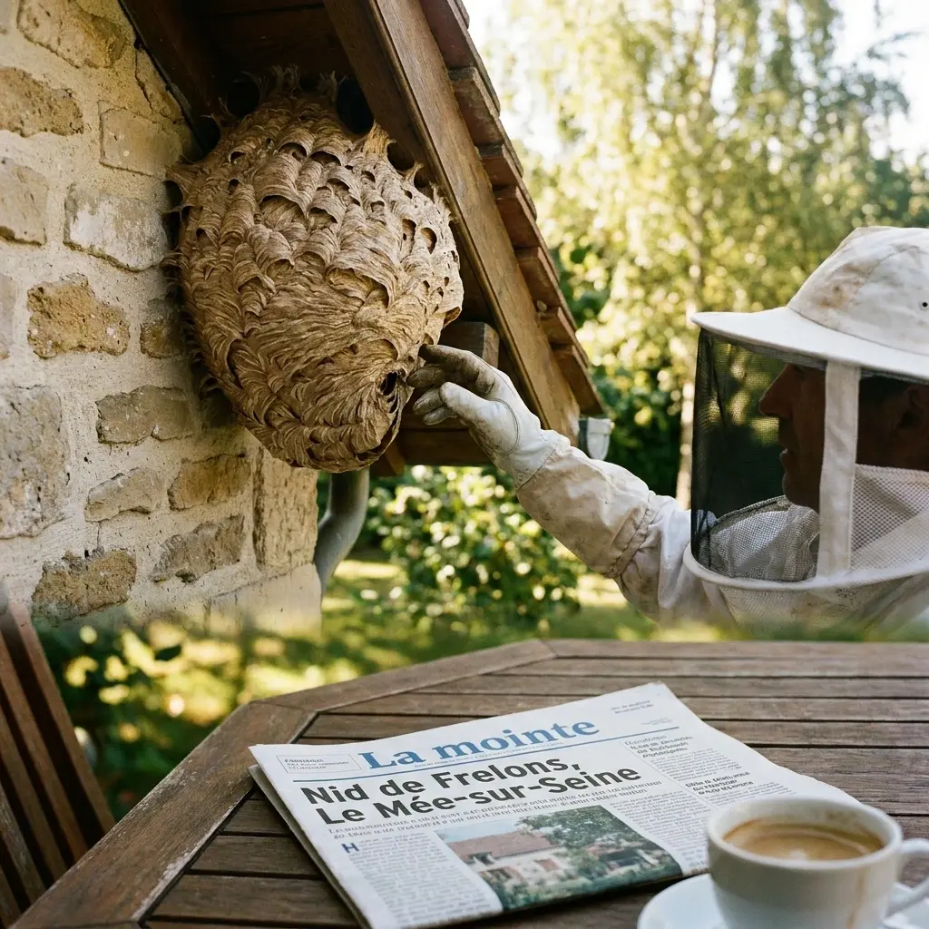 Nid de frelon Le Mée-sur-Seine (77350)