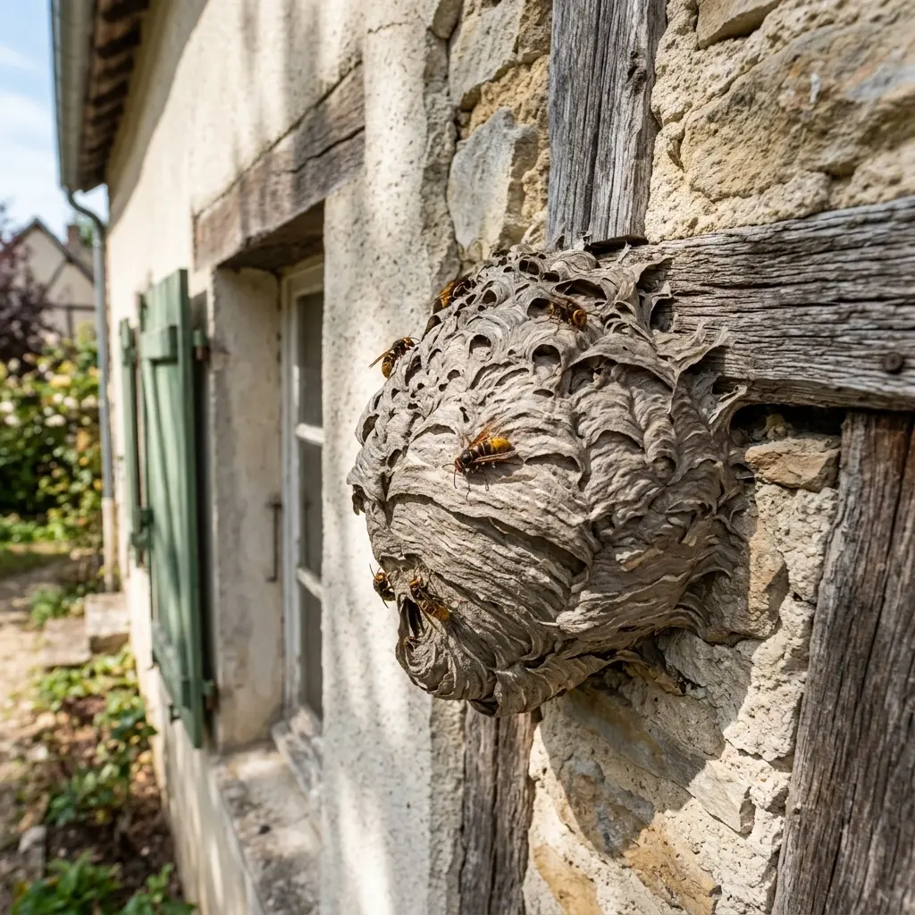 Nid de frelon Combs-la-Ville (77380)