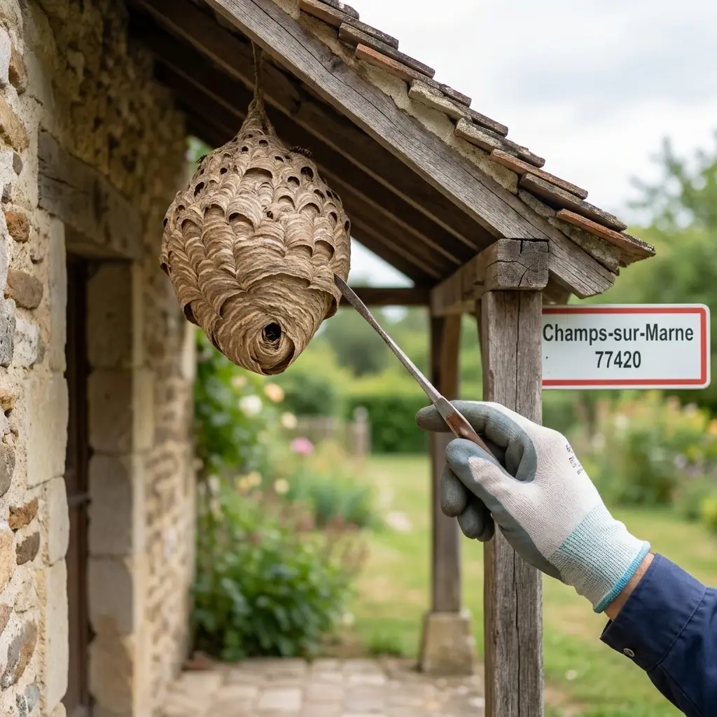 Nid de frelon Champs-sur-Marne (77420)