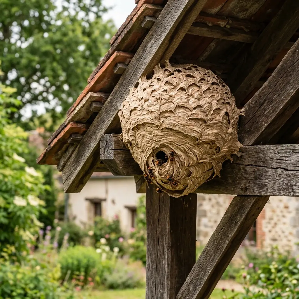 Nid de frelon Vernou-la-Celle-sur-Seine (77670)