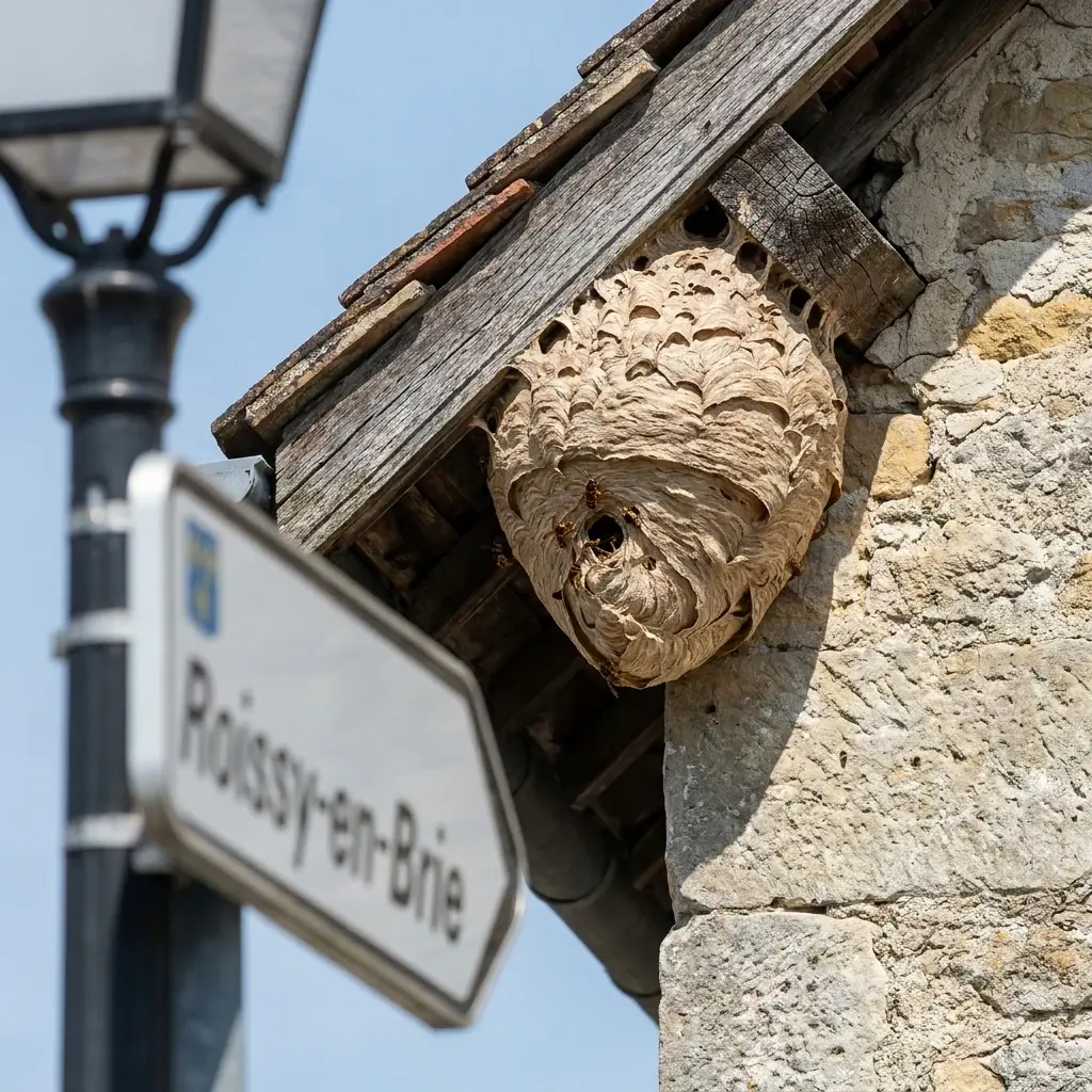Comment se passe le retrait d'un nid de frelon à Roissy-en-Brie ?