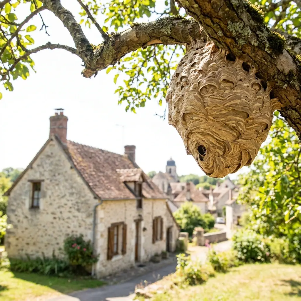 Nid de frelon Montigny-sur-Loing (77690)