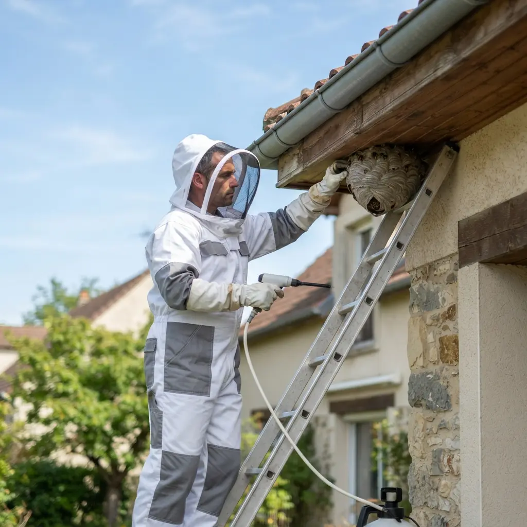 Comment réagir face à l'installation d'un nid de frelon ?