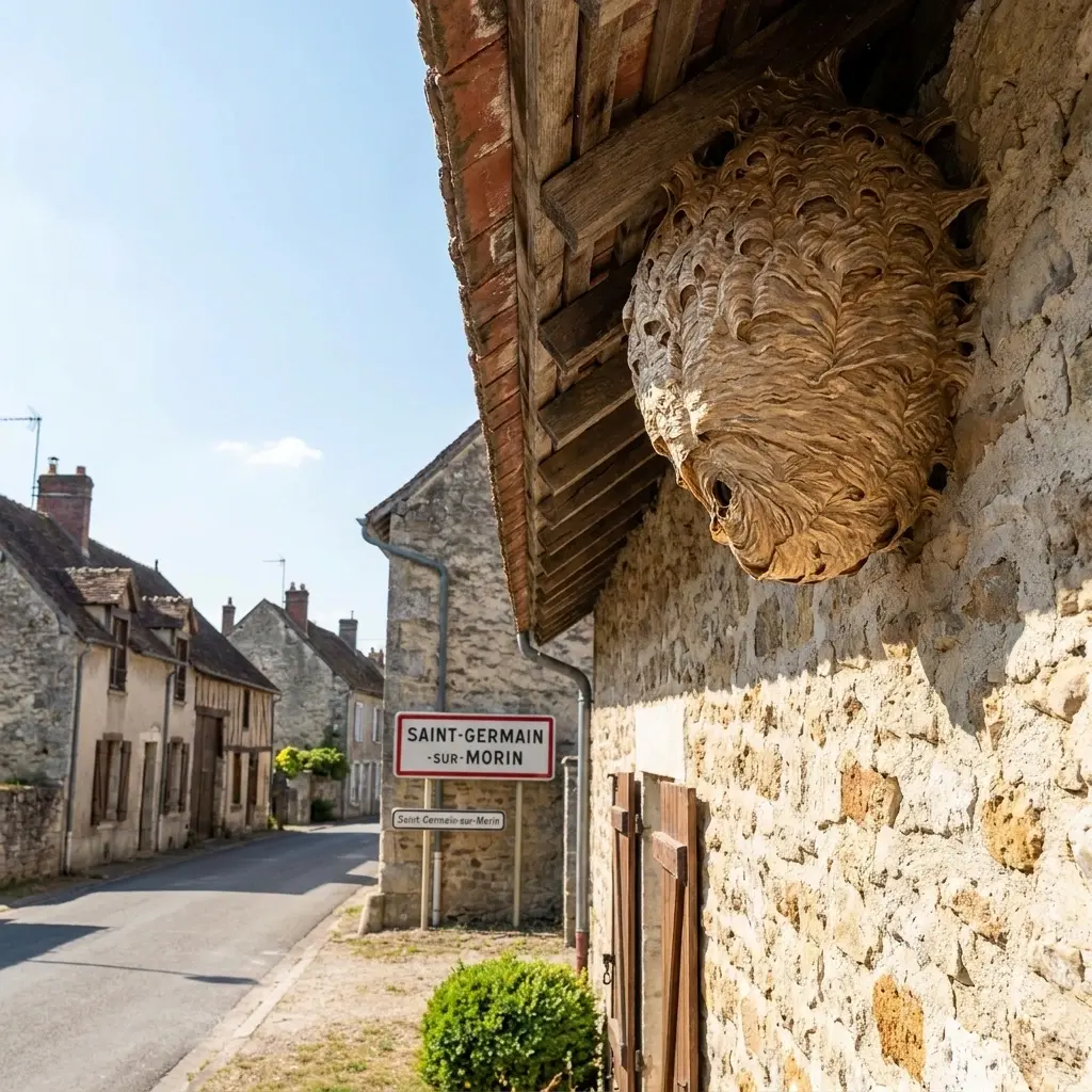 Nid de frelon Saint-Germain-sur-Morin (77860)