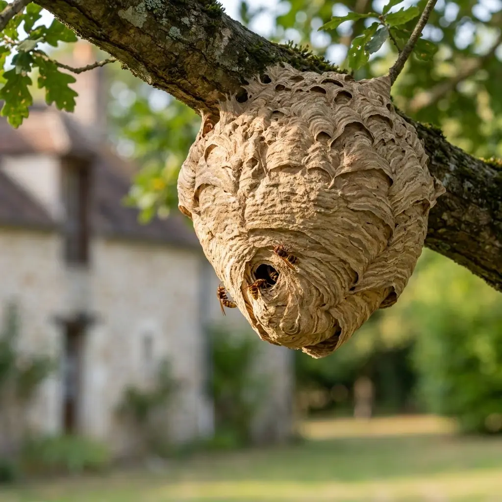Comment réagir face à l'installation d'un nid de frelon ?
