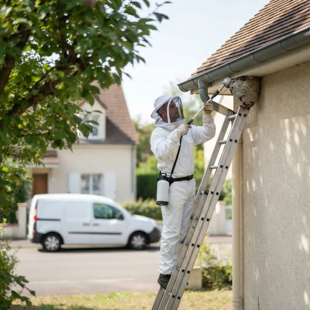Une approche technique pour détruire le nid de frelon