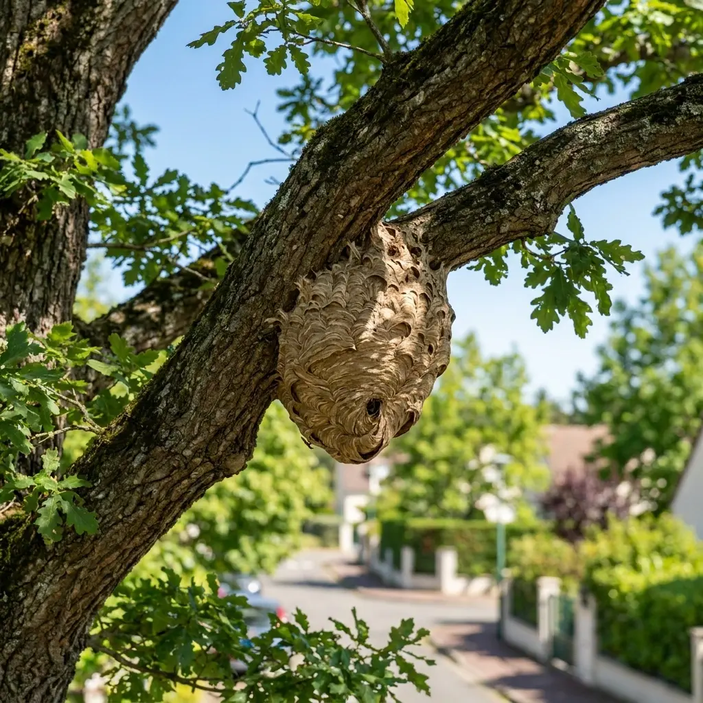 Comment réagir face à un nid de frelon dans vos espaces extérieurs ?