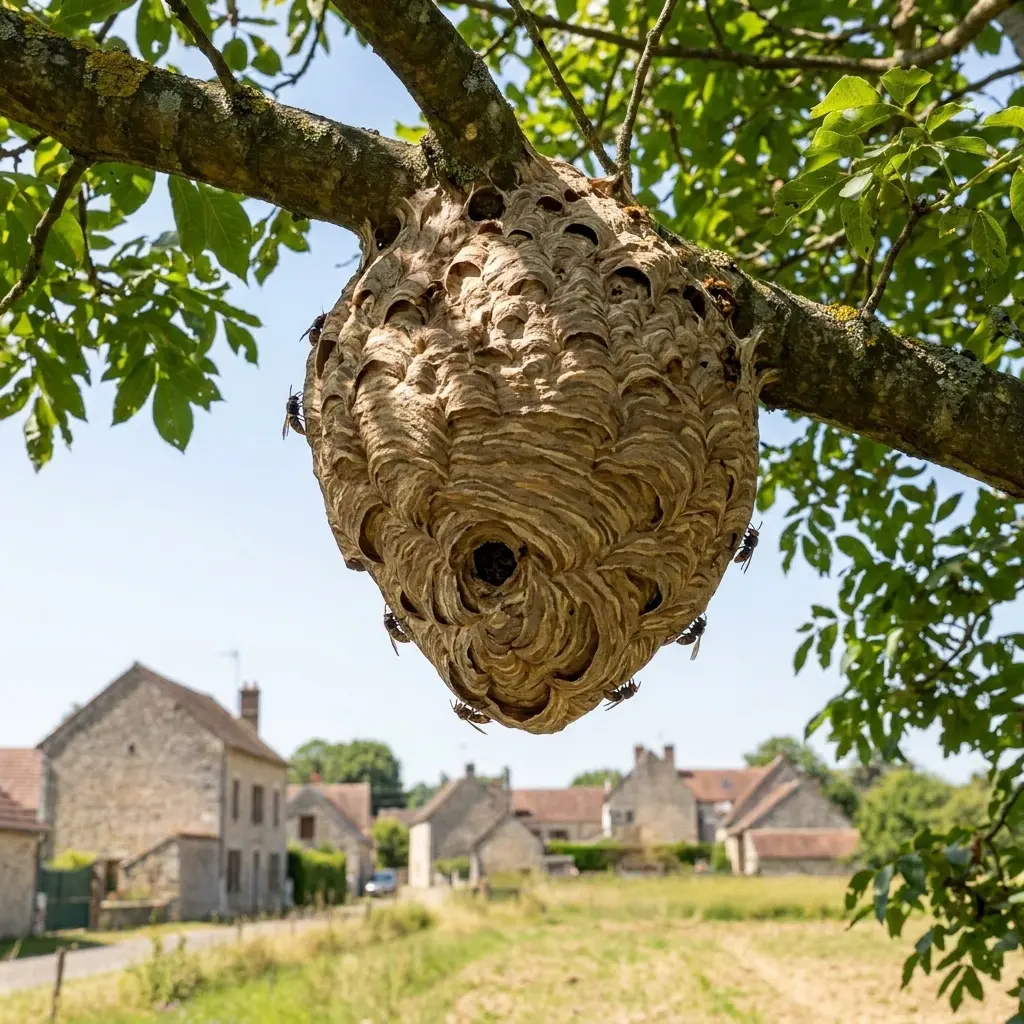 Comment réagir face à un nid de frelon sur votre propriété ?