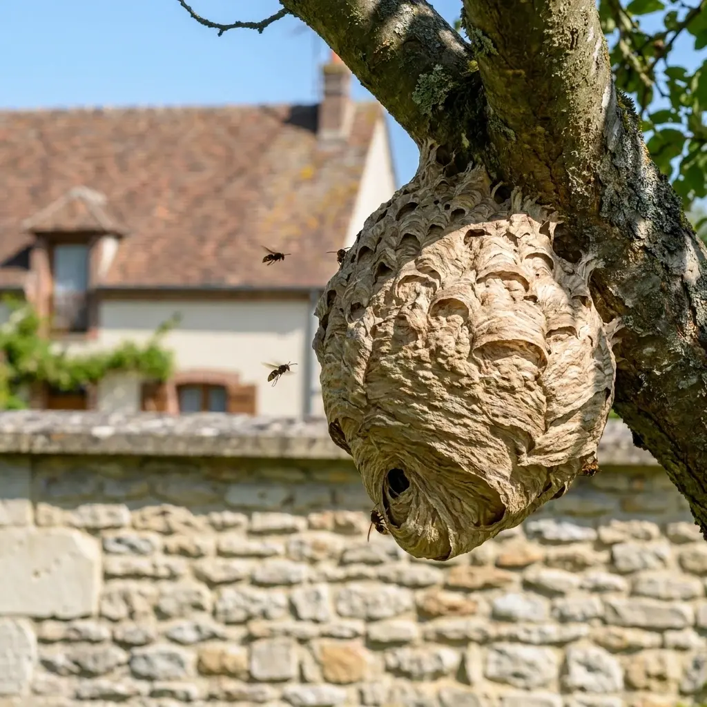 Nid de frelon Mézy-sur-Seine (78250)