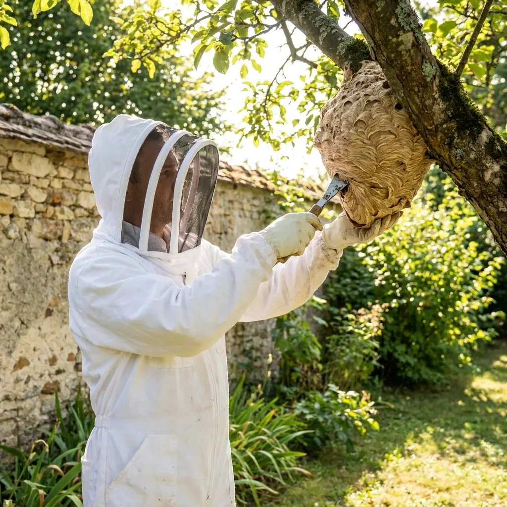 Notre approche technique pour supprimer tout nid de frelon