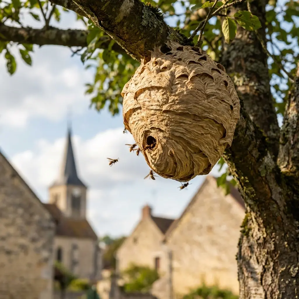 Comment réagir face à l'installation d'un nid de frelon ?