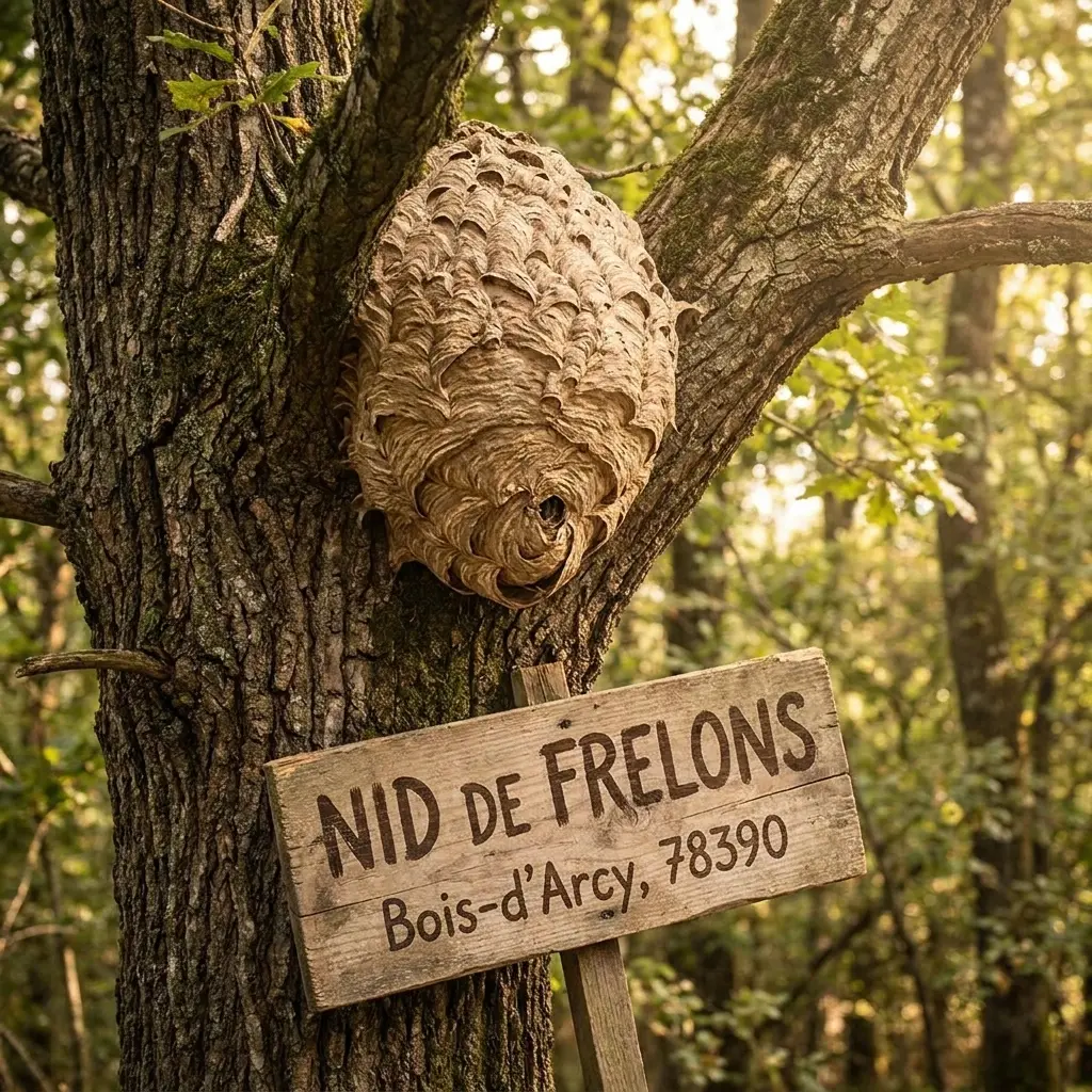 Nid de frelon Bois-d'Arcy (78390)