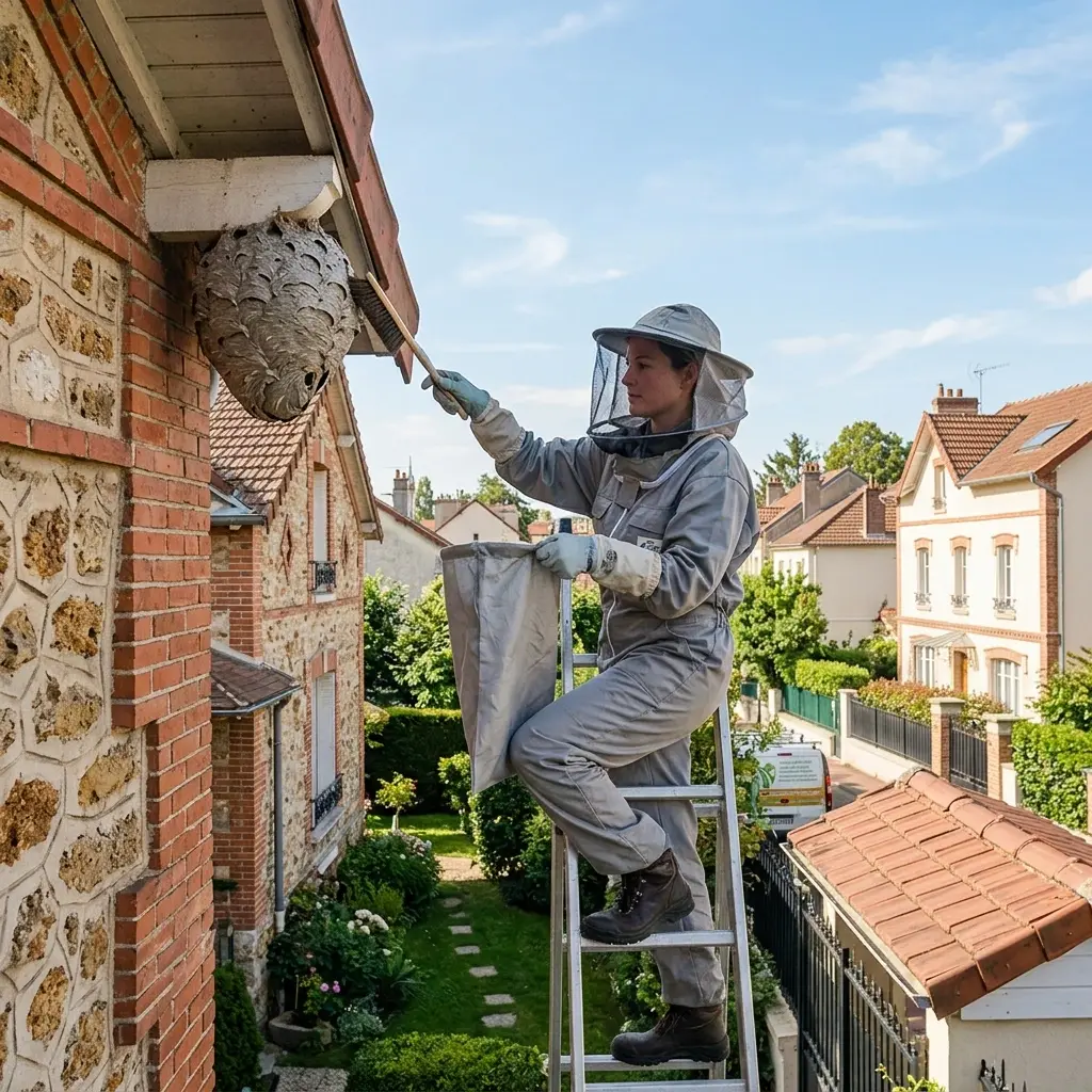 Traitement professionnel et sécurisé des nids de frelons