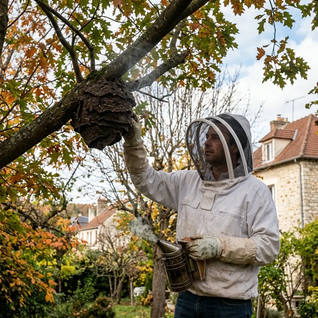 Notre approche technique pour supprimer’un nid de frelon