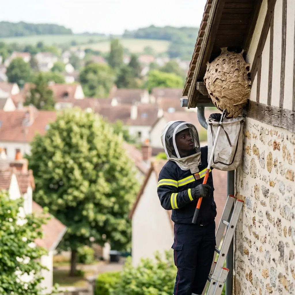 Nid de frelon Chanteloup-les-Vignes (78570)