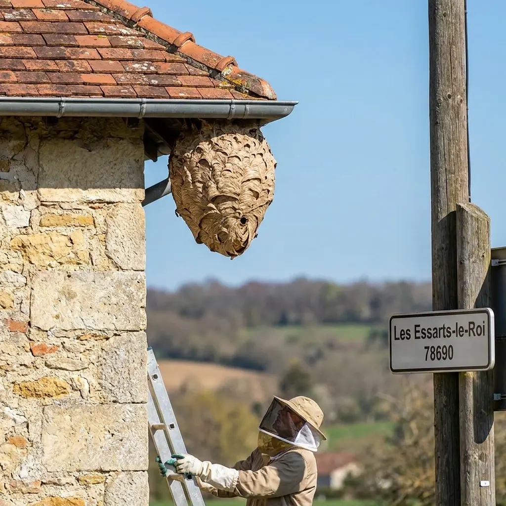 Nid de frelon Les Essarts-le-Roi (78690)