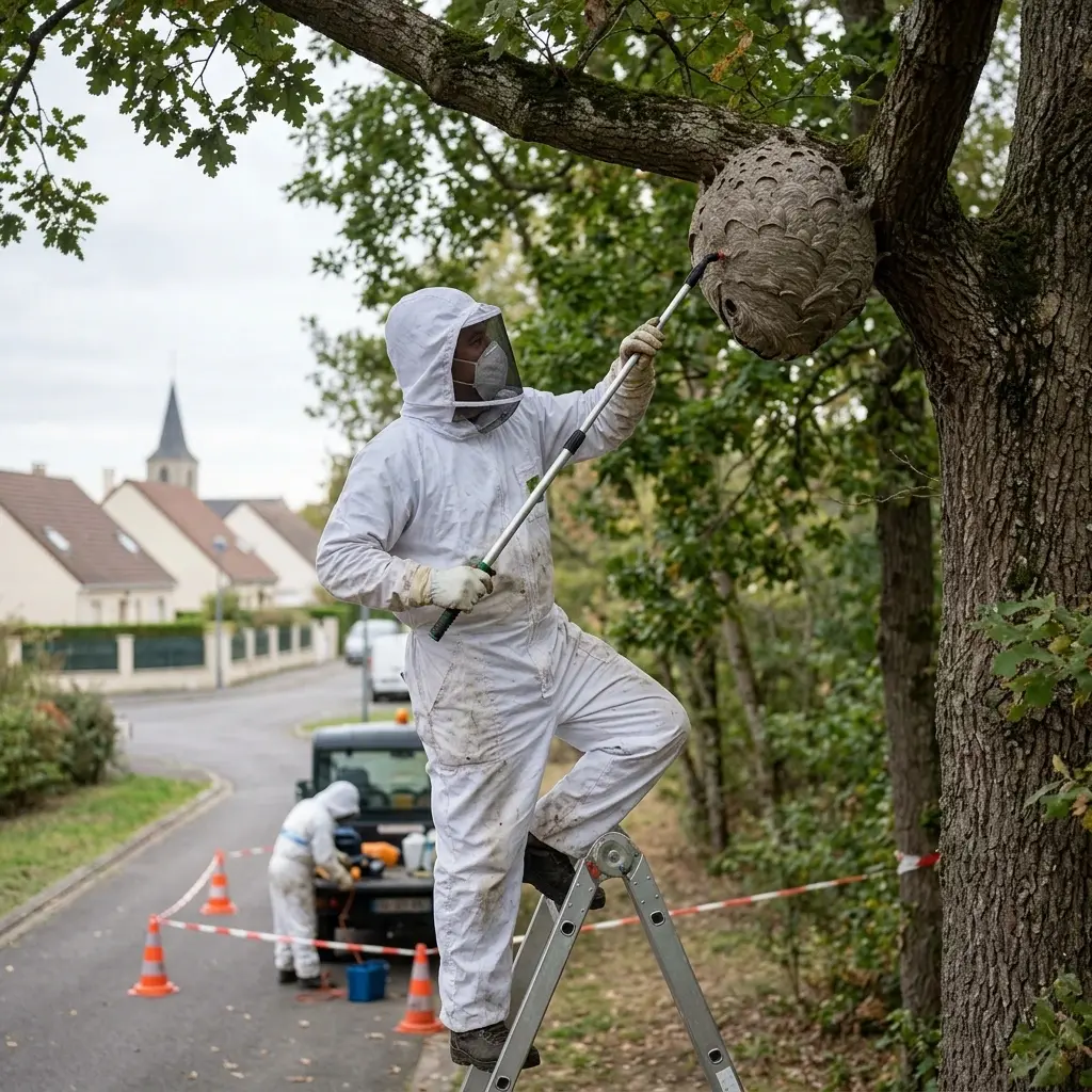 Comment se déroule l'intervention à Mantes-la-Ville ?