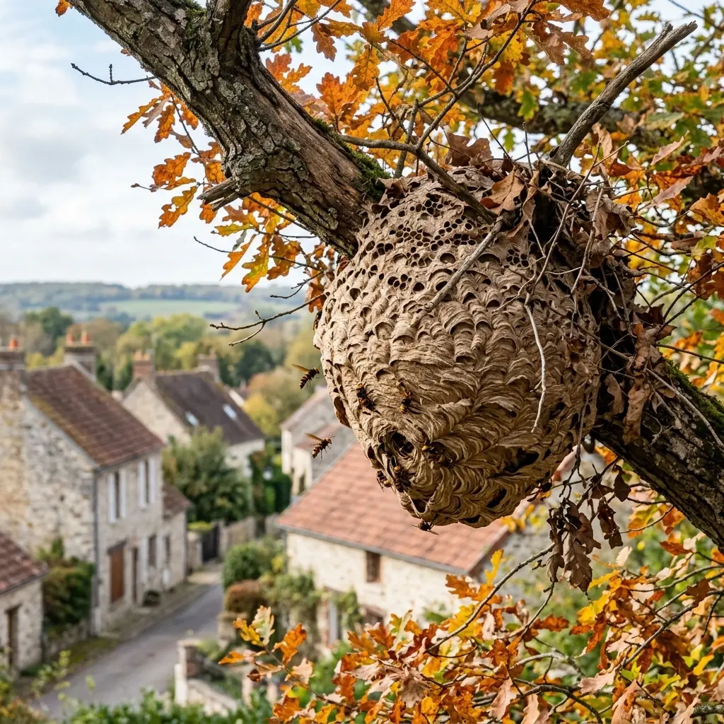 Nid de frelon Vaux-sur-Seine (78740)