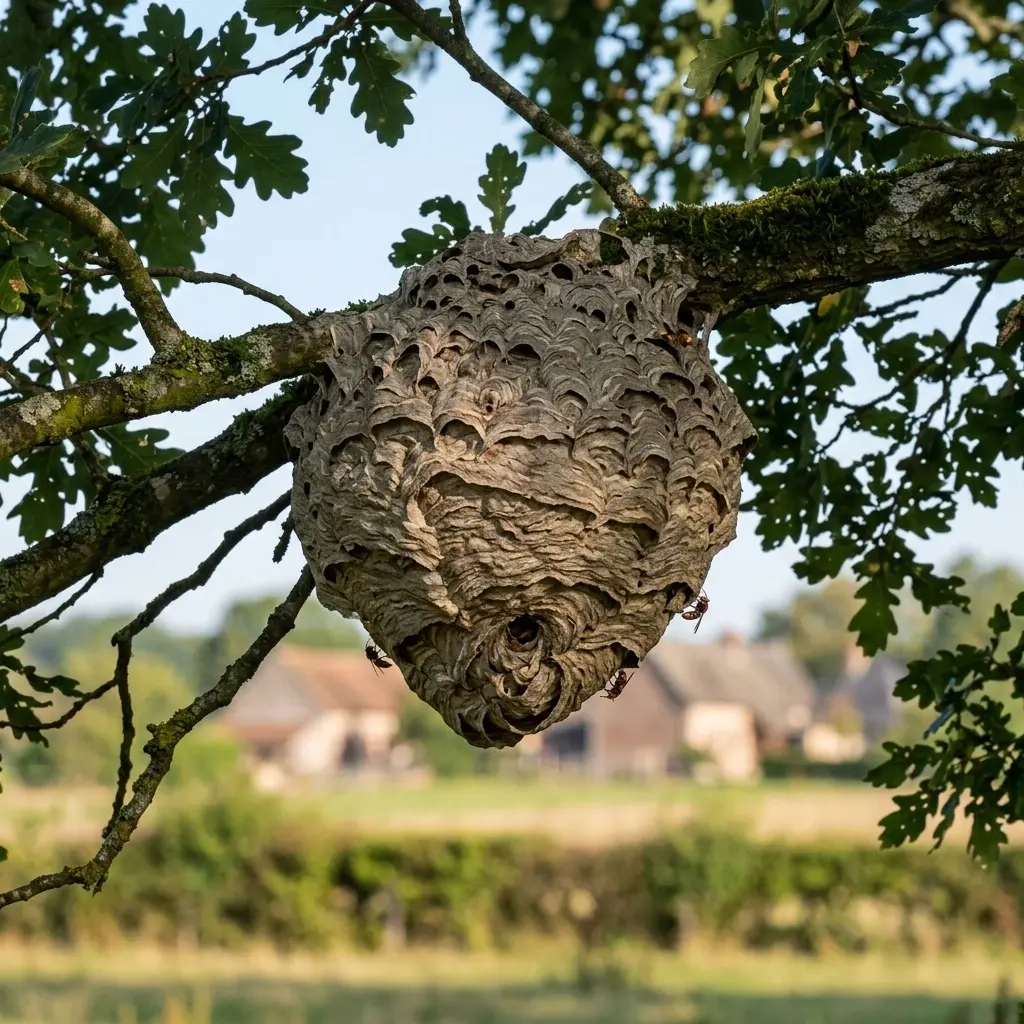 Une approche technique pour supprimer le nid de frelon