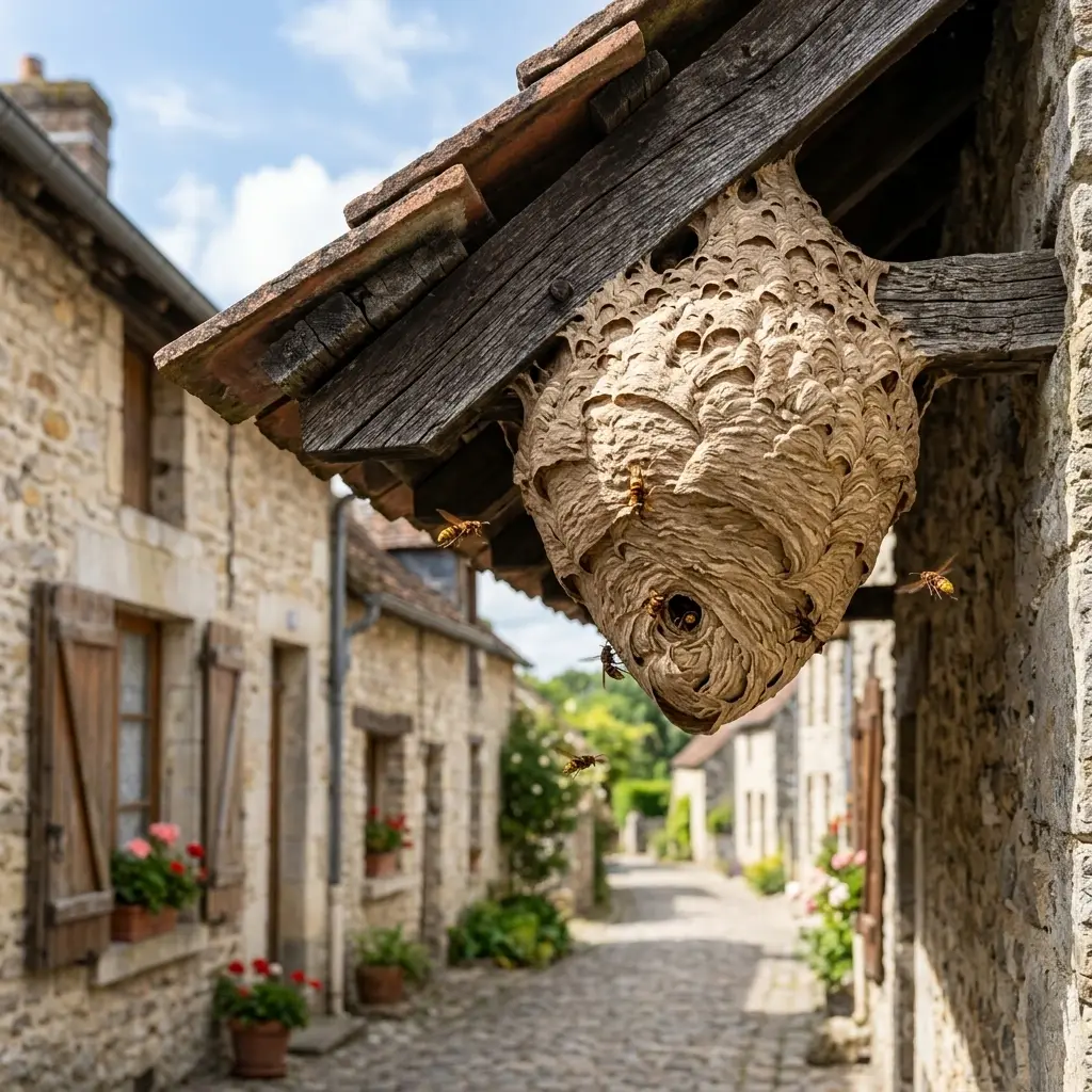 Comment réagir face à l'installation d'un nid de frelon ?