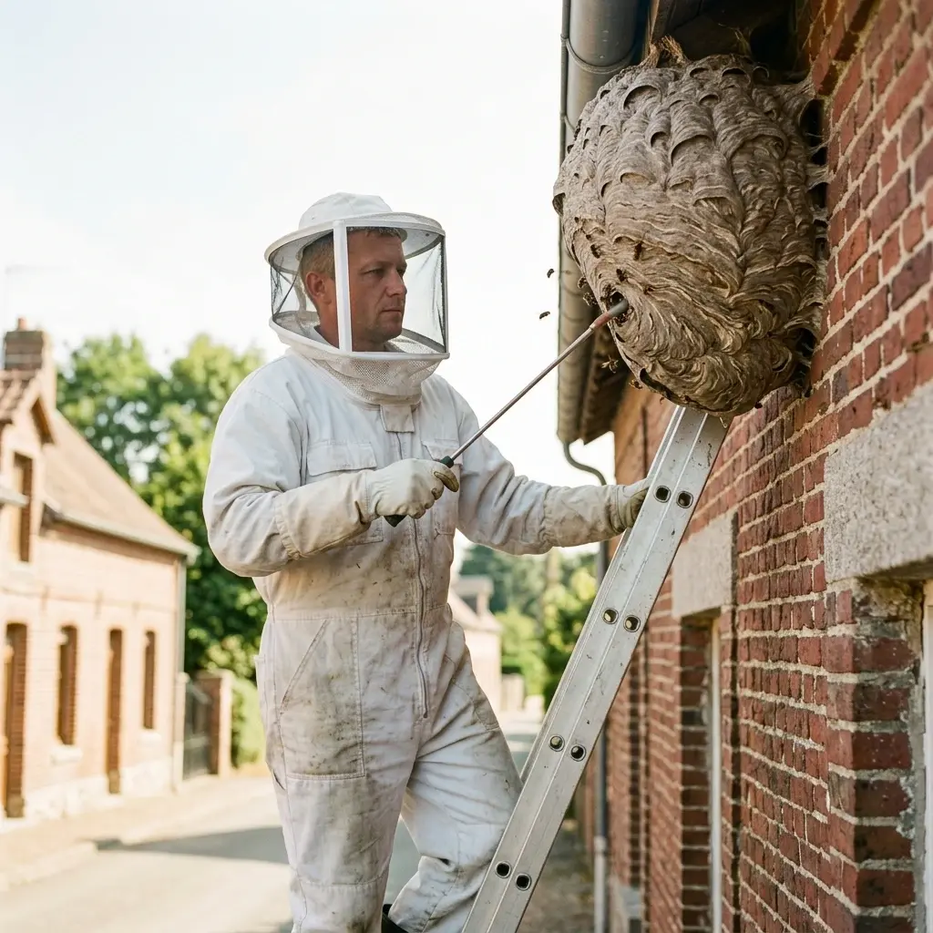 L'approche technique pour supprimer un nid de frelon