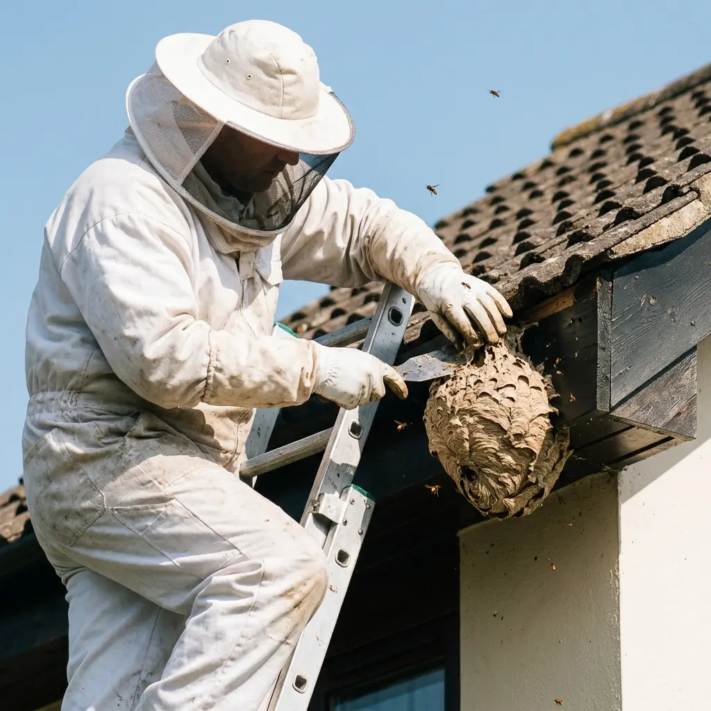 Comment réagir face à un nid de frelon dans votre propriété