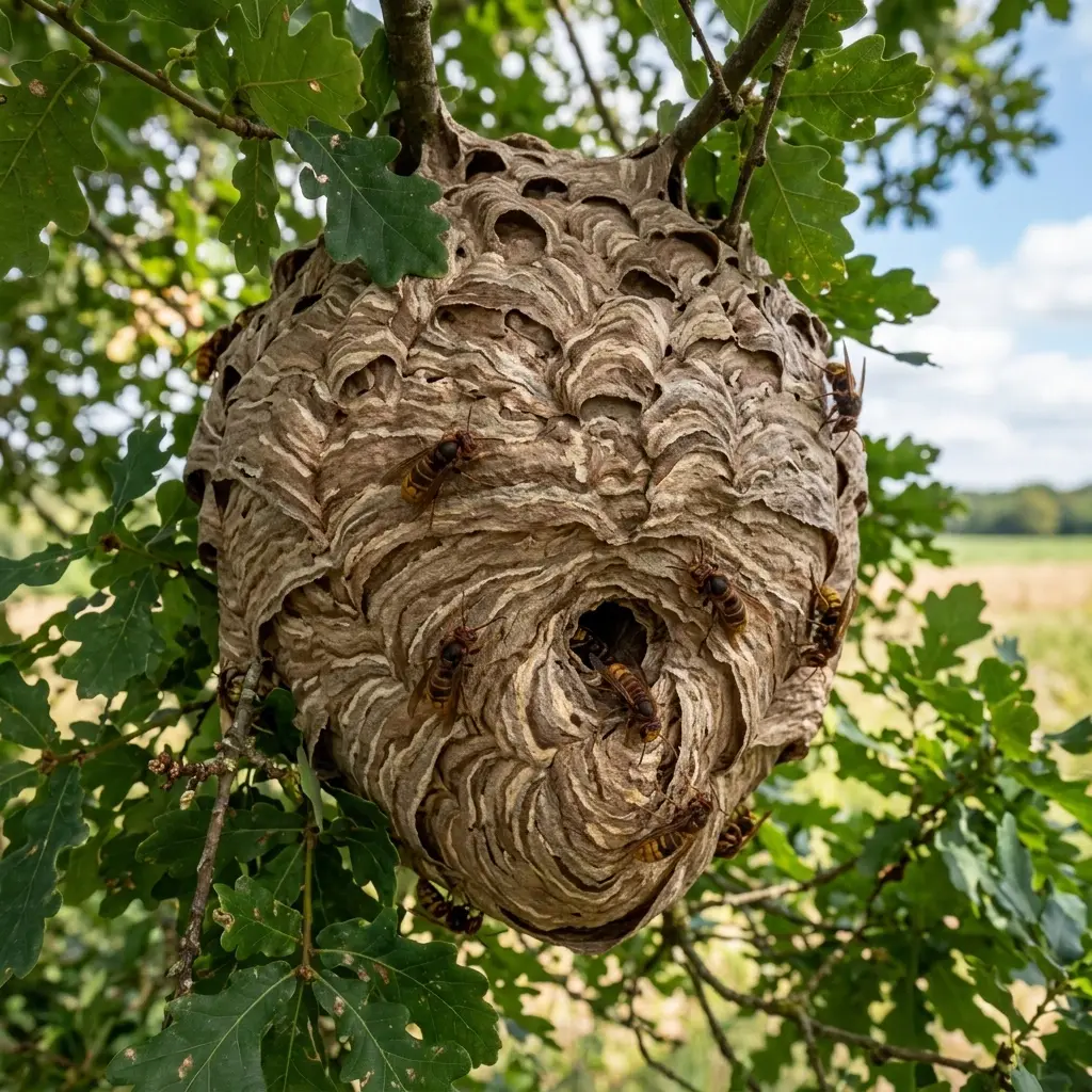 Comment réagir face à un nid de frelon dans votre propriété ?