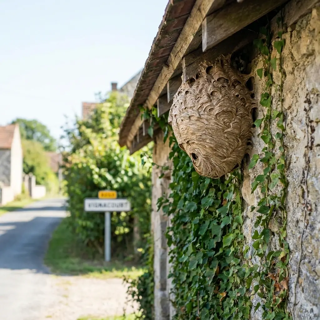 Nid de frelon Vignacourt (80650)
