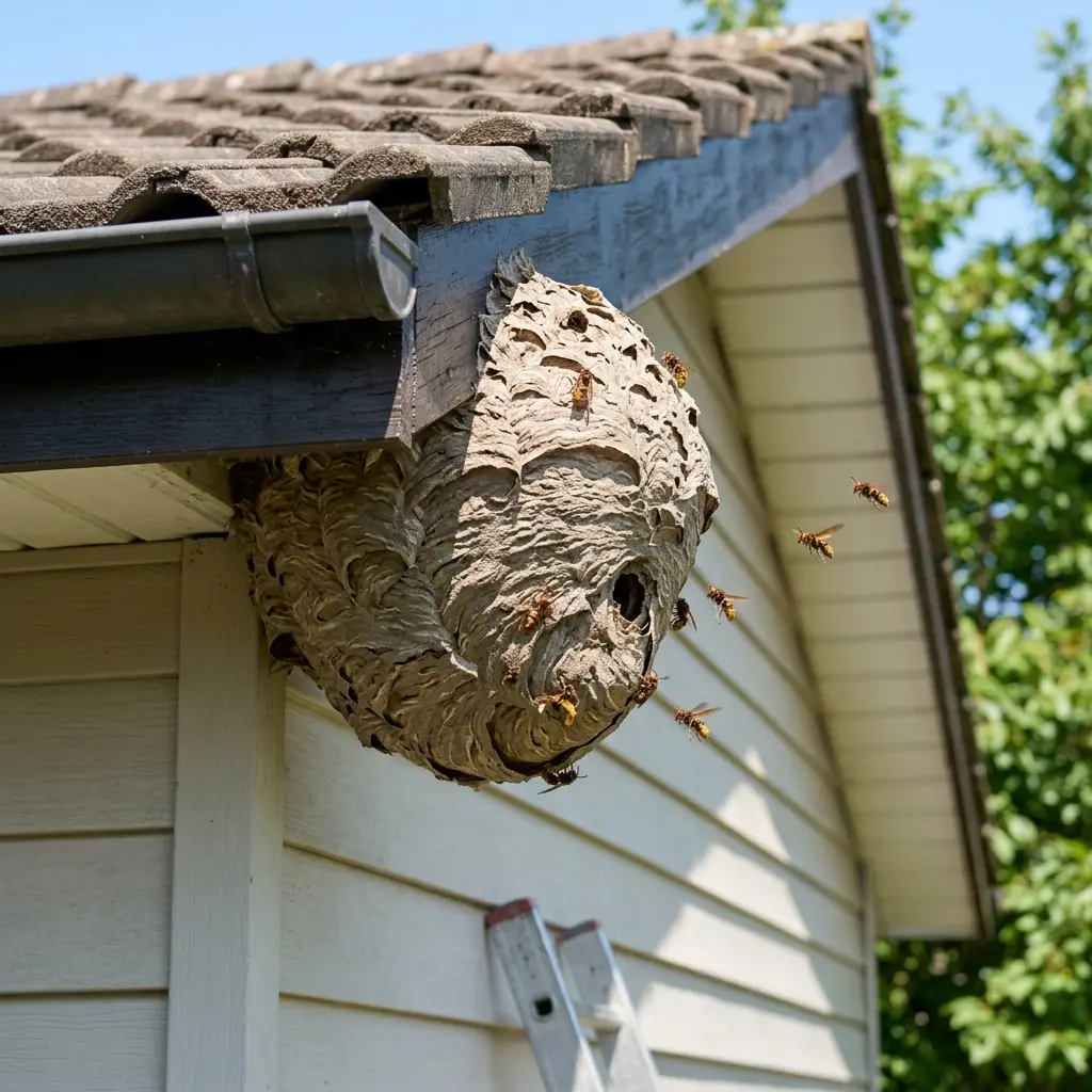 Comment réagir face à un nid de frelon chez vous ?