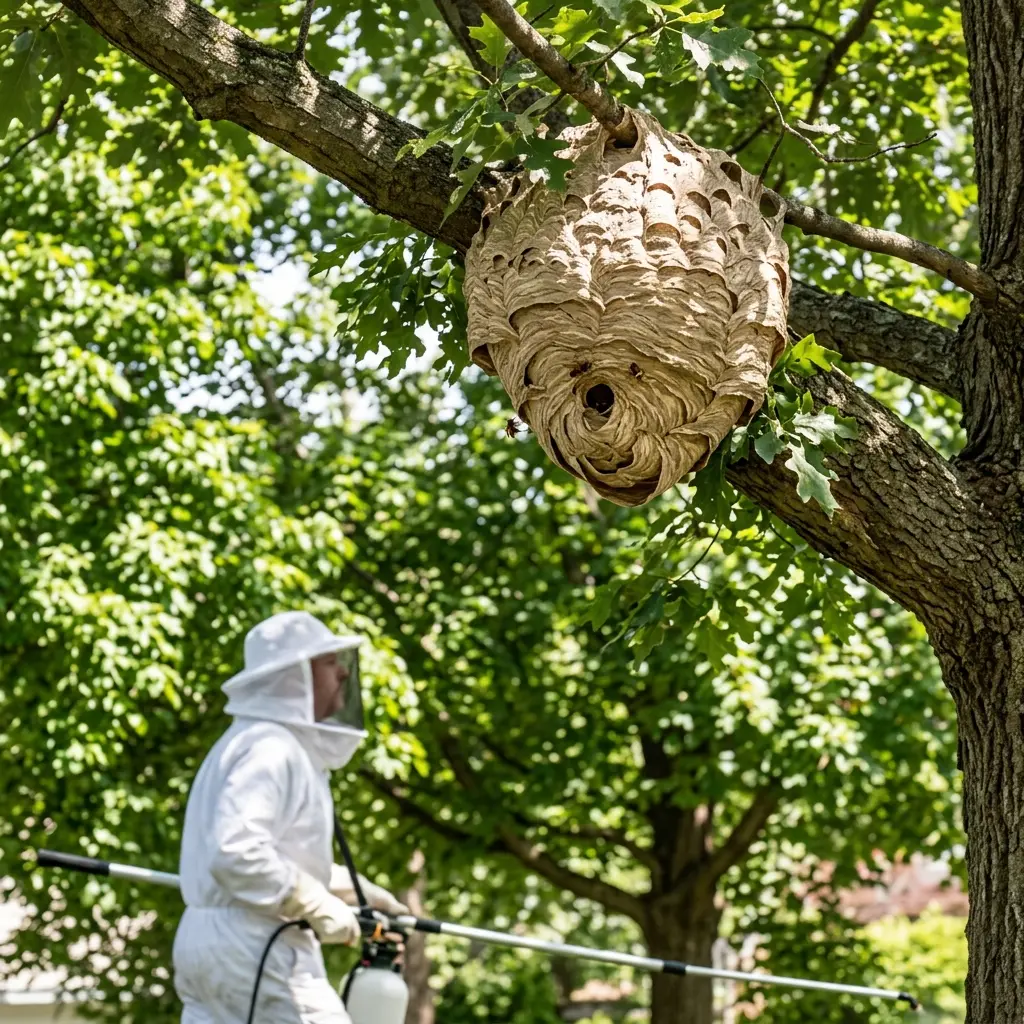 Notre méthode de retrait du nid de frelon