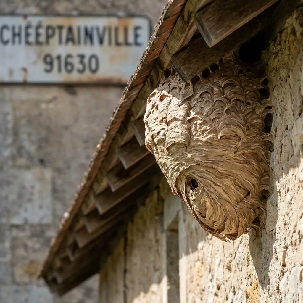 Comment réagir face à un nid de frelons à Cheptainville ?