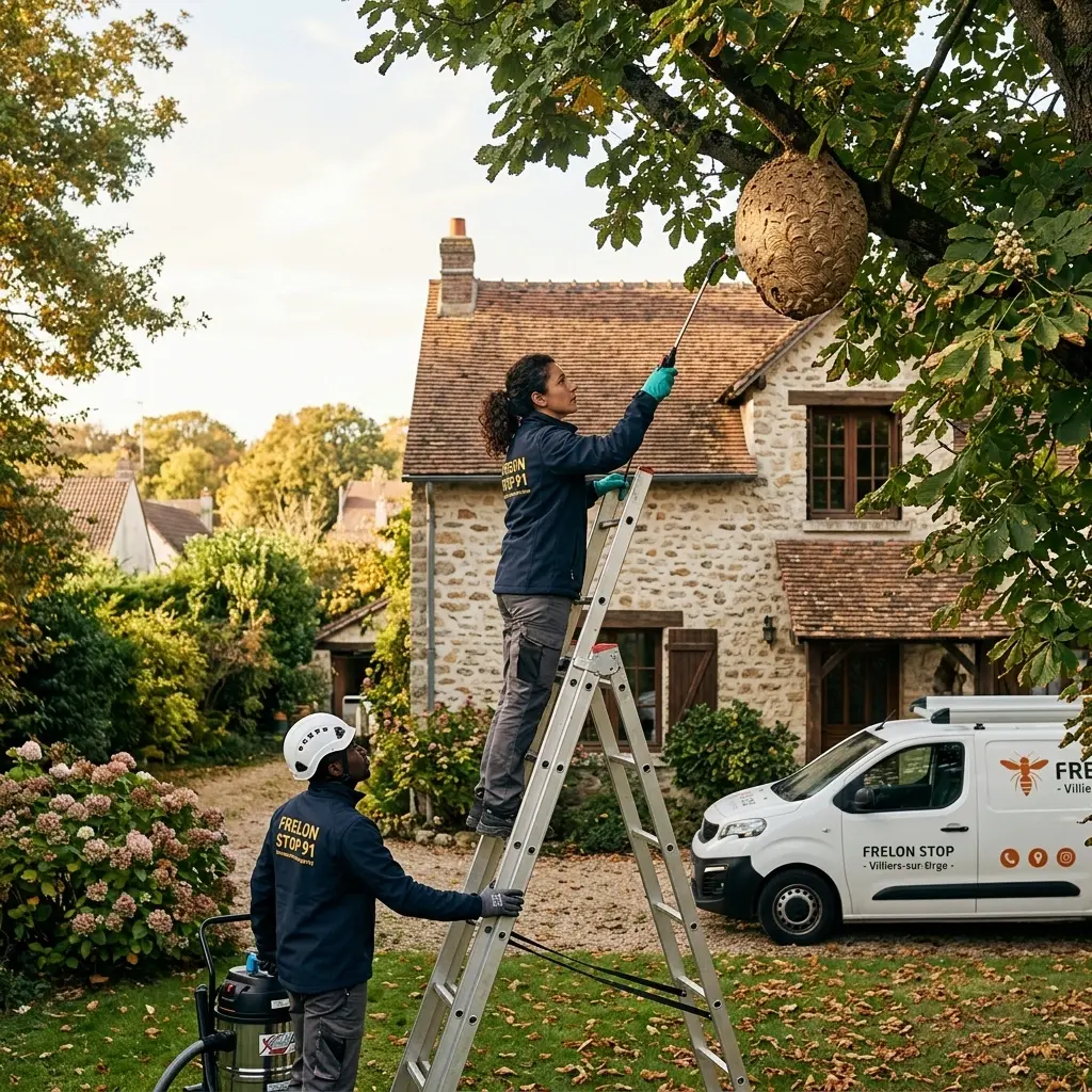 Comment se déroule l'intervention à Villiers-sur-Orge ?