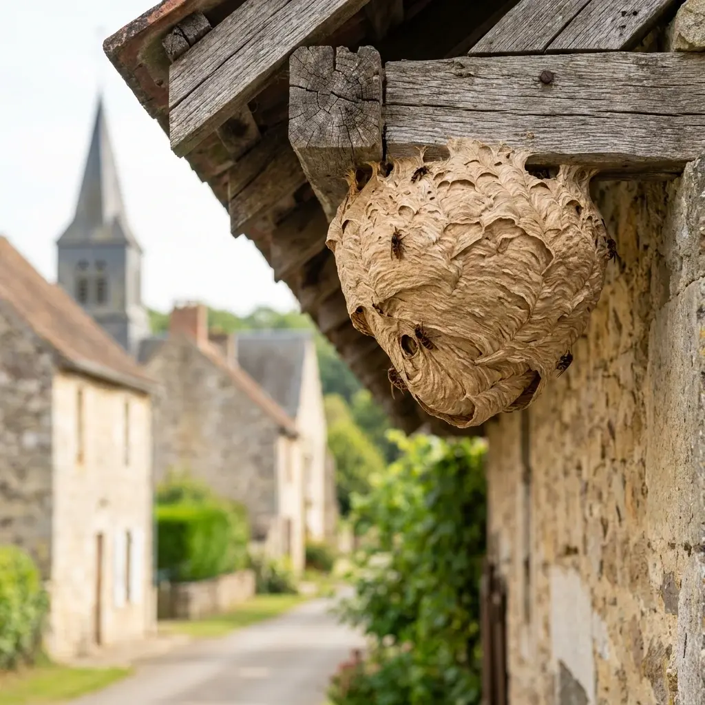 Comment réagir face à un nid de frelon installé chez vous