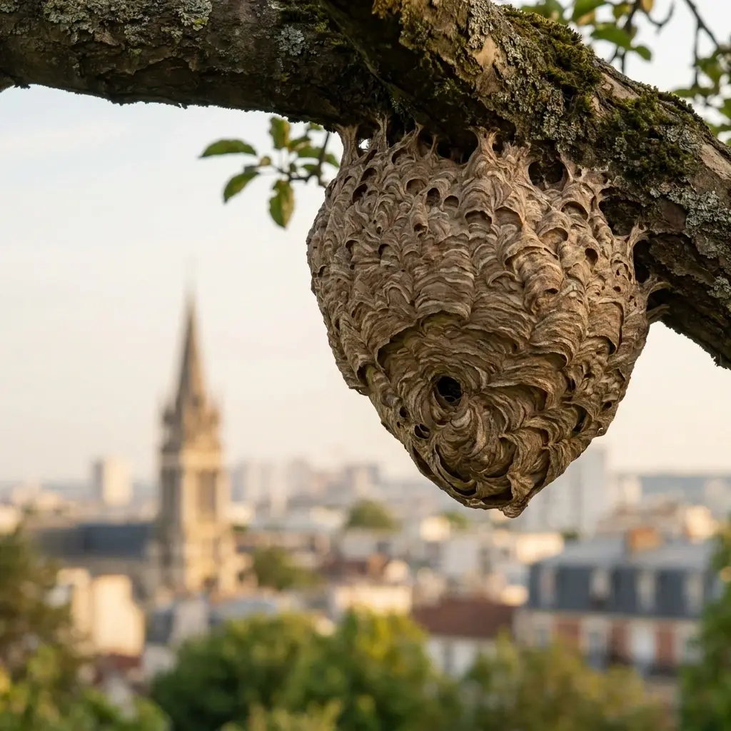 Nid de frelon Clichy (92110)