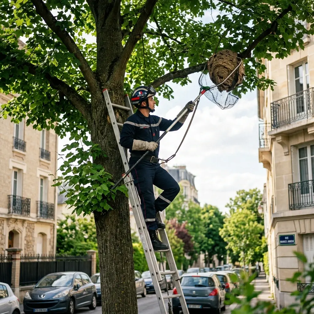 Nid de frelon Montrouge (92120)