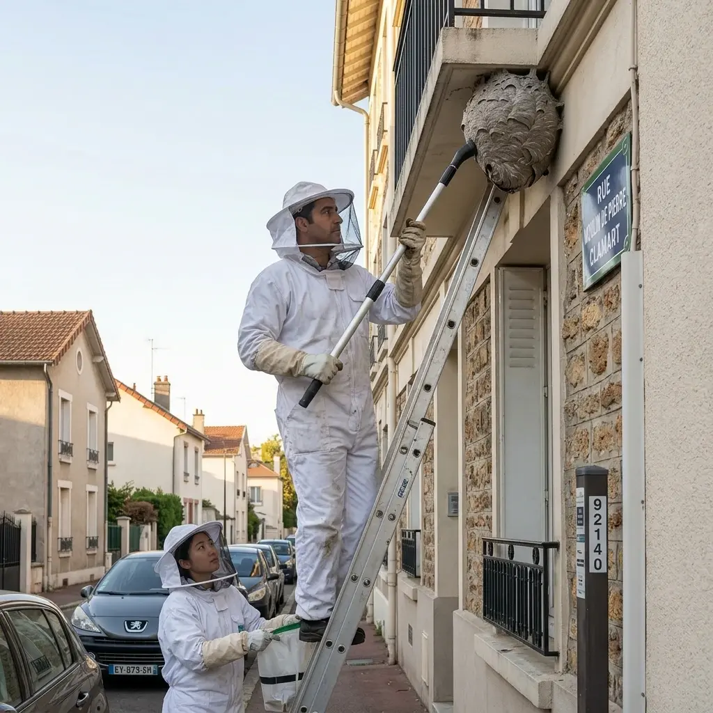 Nid de frelon Clamart (92140)