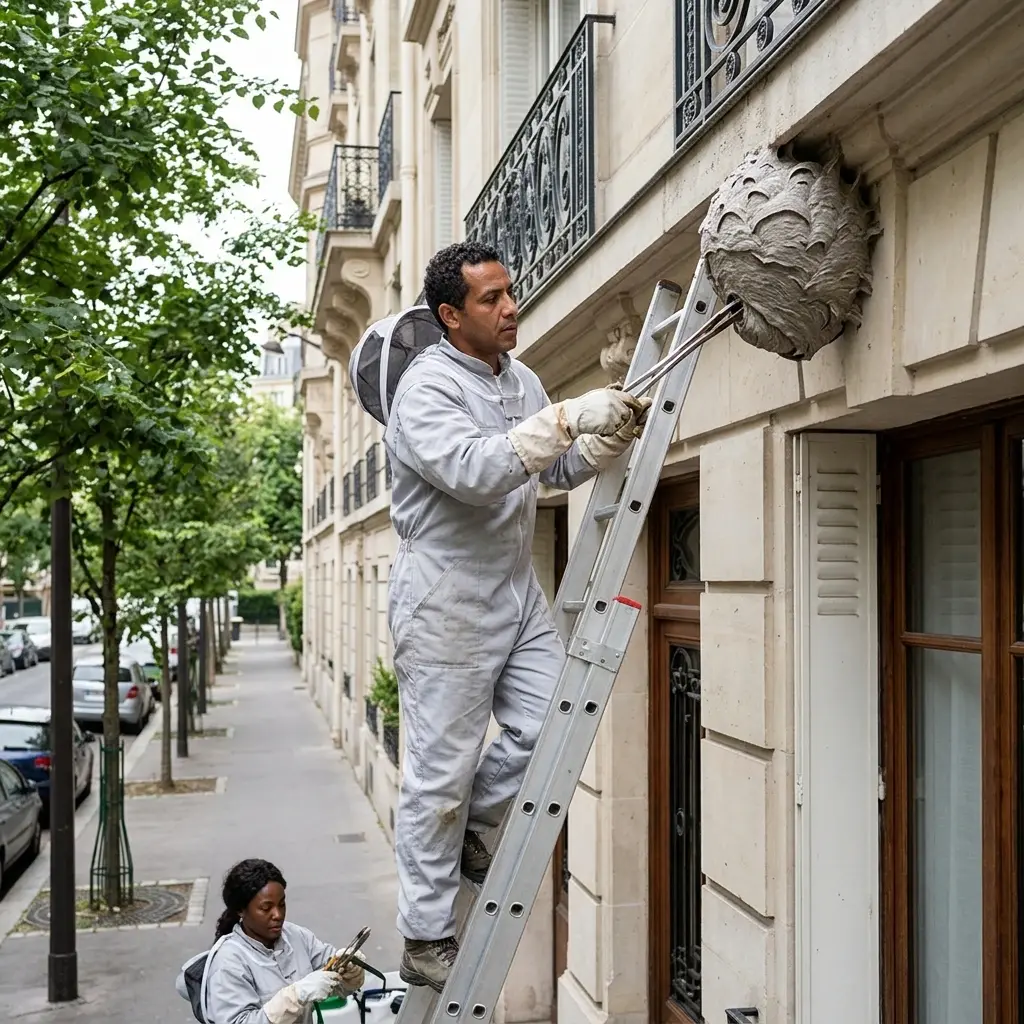 Nid de frelon Neuilly-sur-Seine (92200)