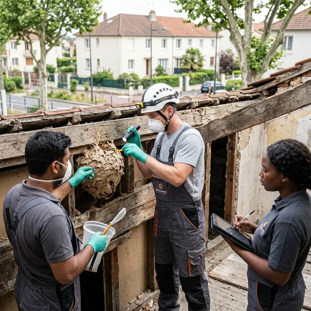 Comment se déroule l'intervention à Villeneuve-la-Garenne ?