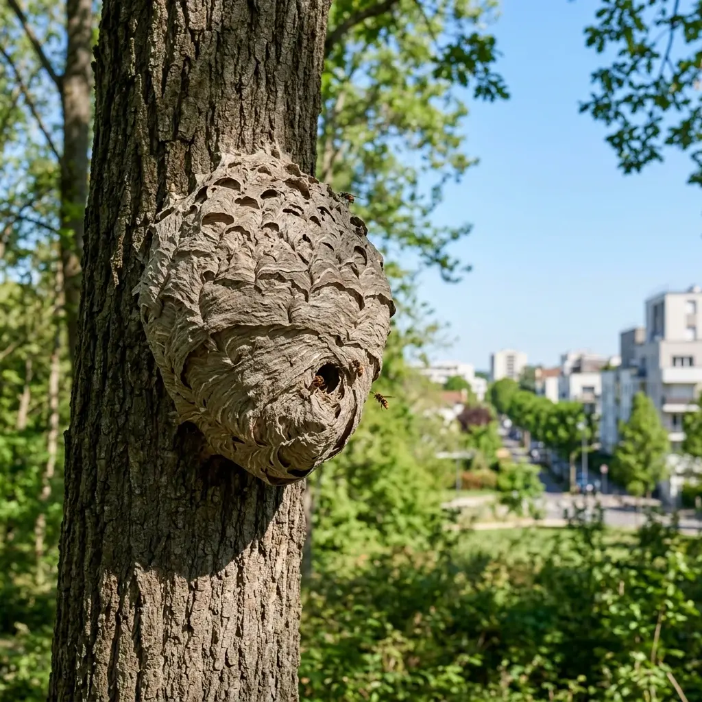 Nid de frelon Noisy-le-Grand (93160)