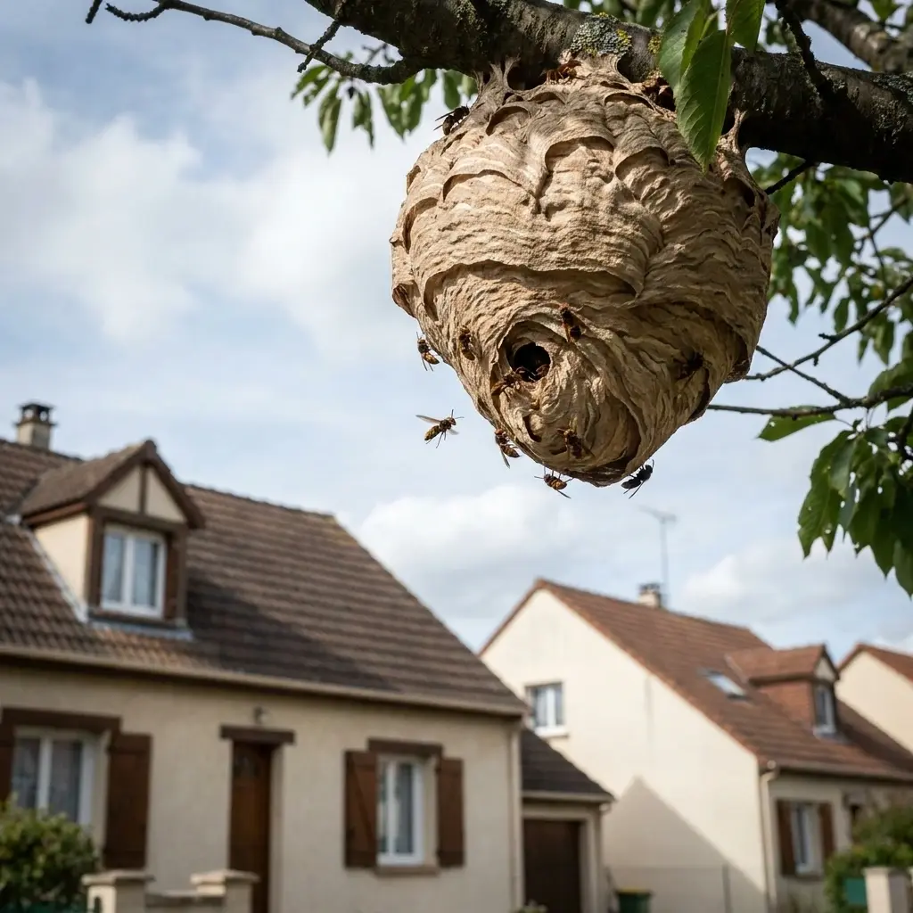 Nid de frelon Tremblay-en-France (93290)