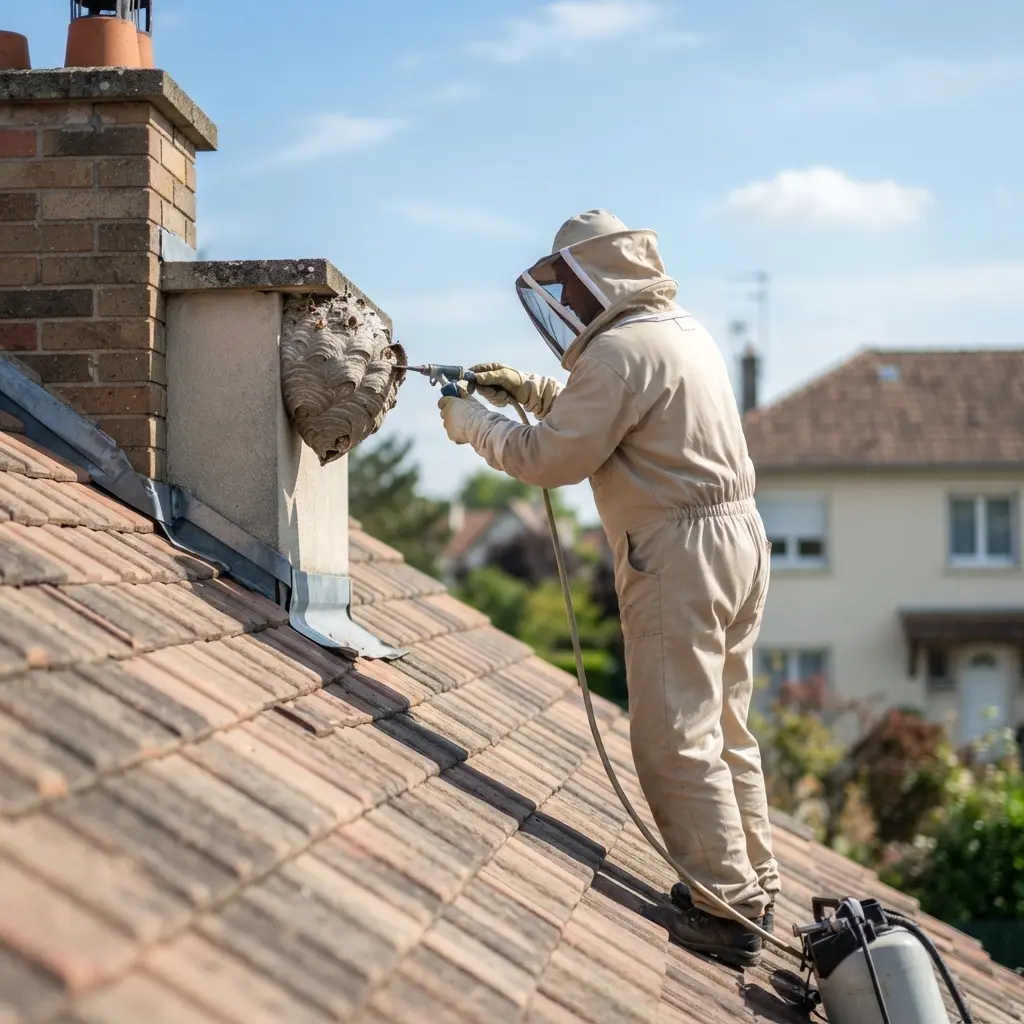 L'approche technique pour supprimer un nid de frelon