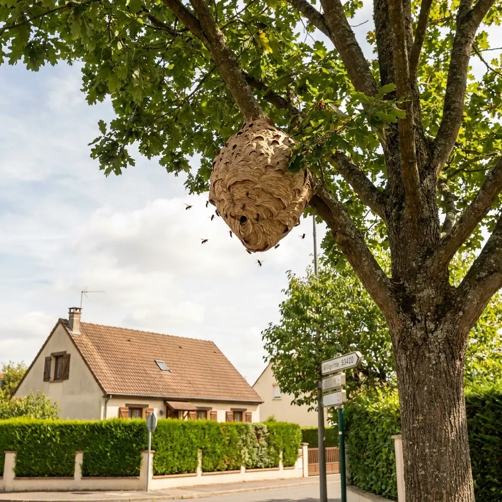 Une approche technique pour supprimer le nid de frelon