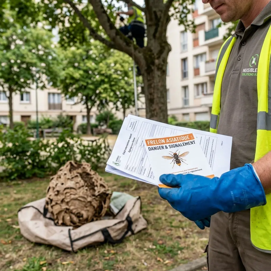 Comment nous éliminons durablement le nid de frelons