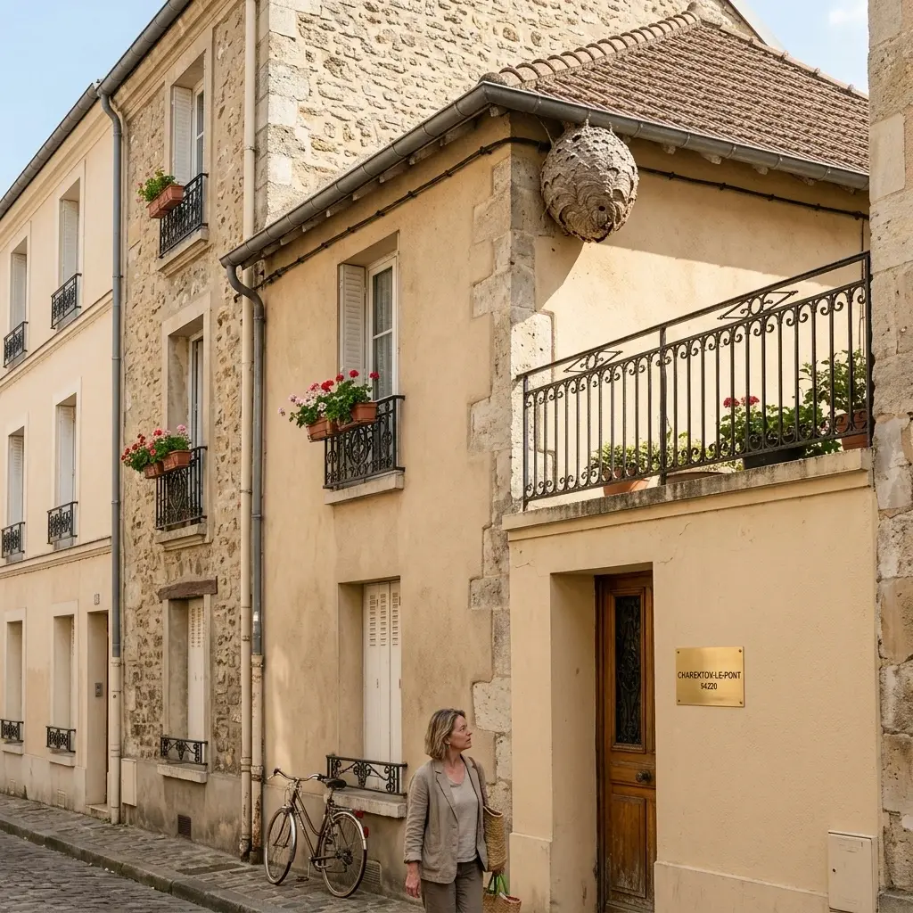 Nid de frelon Charenton-le-Pont (94220)