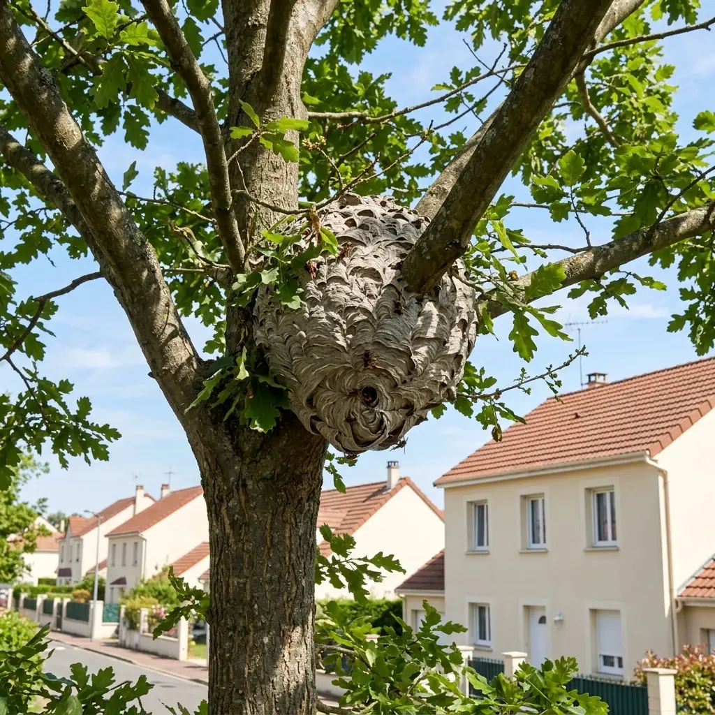 Nid de frelon Bry-sur-Marne (94360)