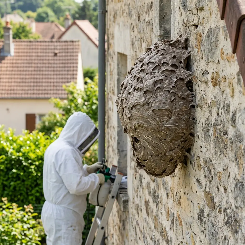 Nid de frelon La Queue-en-Brie (94510)