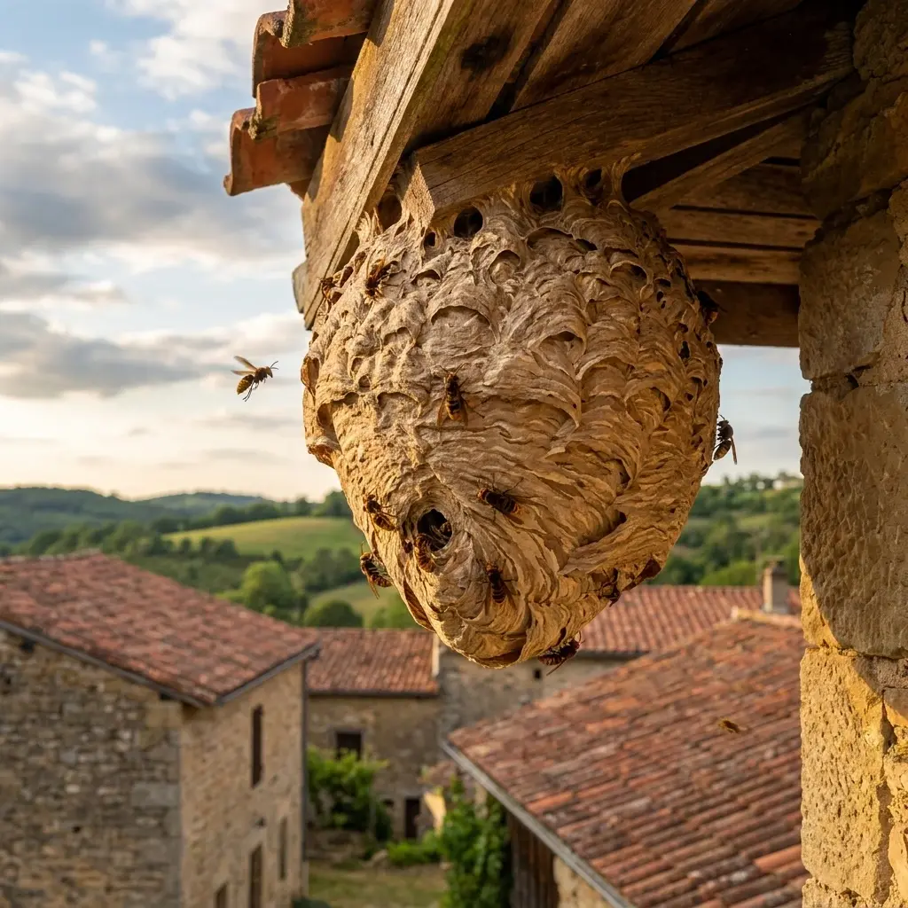 Nid de frelon Saint-Martin-du-Tertre (95270)